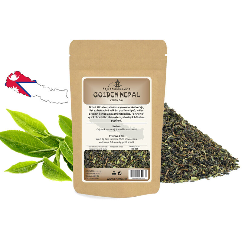 Nepálský černý čaj Golden Nepal 50 g