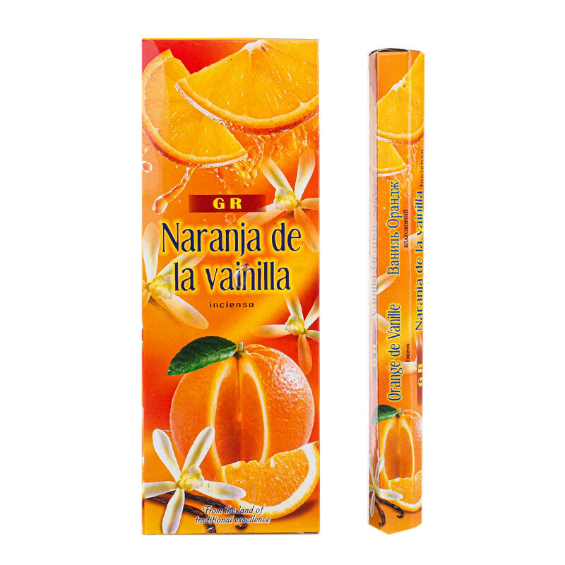 Indické vonné tyčinky GR HX Vanilla Orange