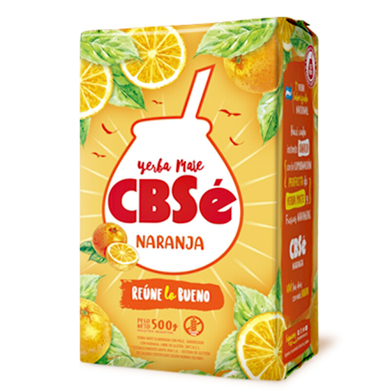 Čaj Yerba Mate CBSé Naranja 500 g