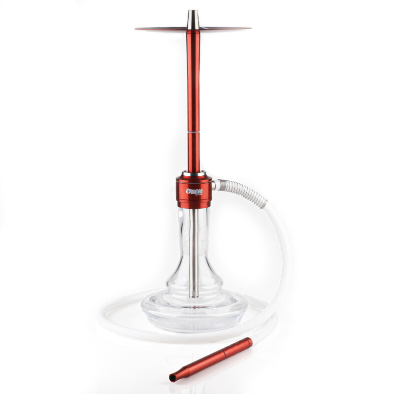 Vodní dýmka Oduman Nova Red 55 cm Clear