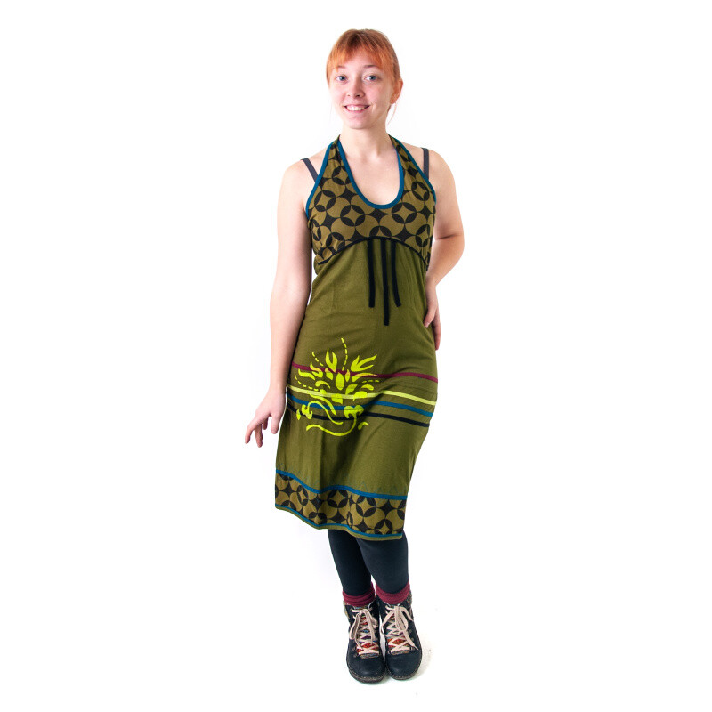 Šaty krátké Barbara XL khaki