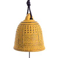 Zvon Iwachu Furin Feng Shui 5,5 cm žlutá