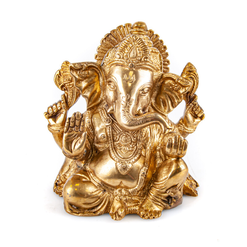 Soška kov Ganesha 17 cm