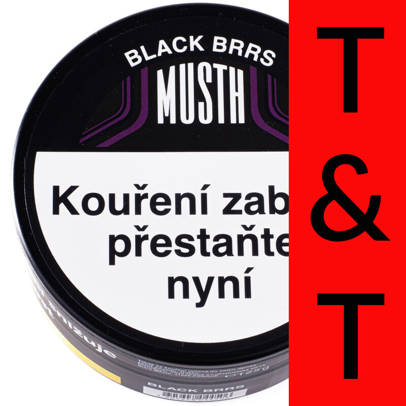 Tabák MustH Black Brrs 125 g