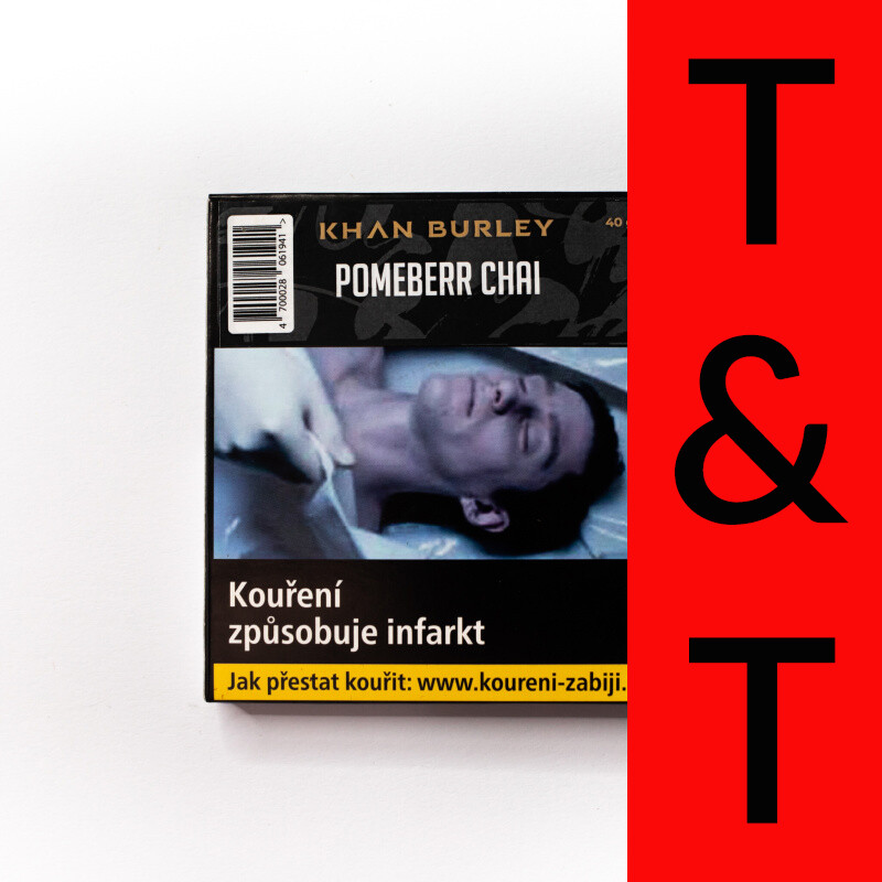 Tabák Khan Burley Pomeberr Chai 40 g