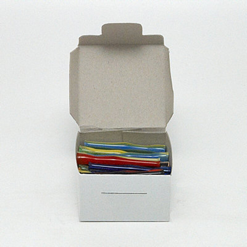 Skleněnka barevná Hemp 7 cm Box 40 ks