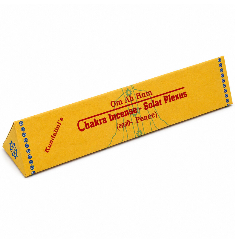 Tibetské vonné tyčinky Chakra Incense - Solar Plexus