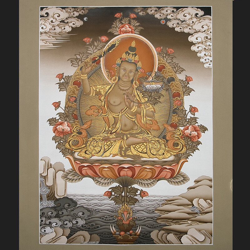 Mandala - Thanka - Manjushree 50x67cm