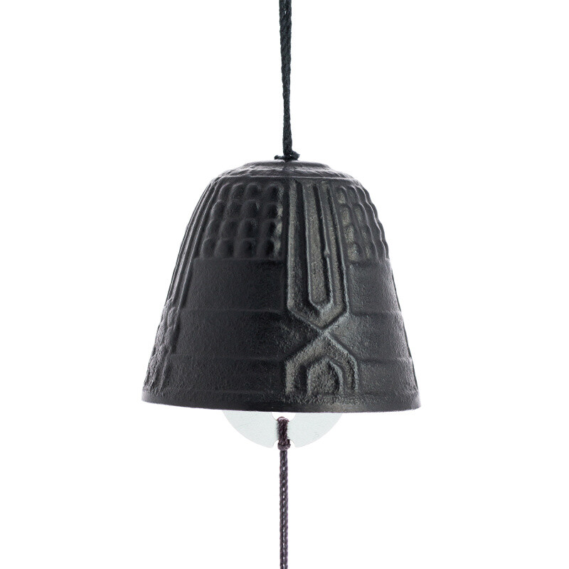 Zvon Iwachu Furin Feng Shui 4,5 cm černá