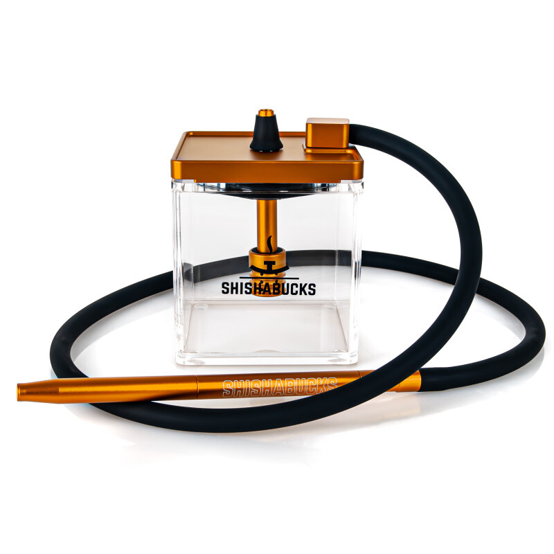 Vodní dýmka Shishabucks Cloud Micro 18 cm zlatá