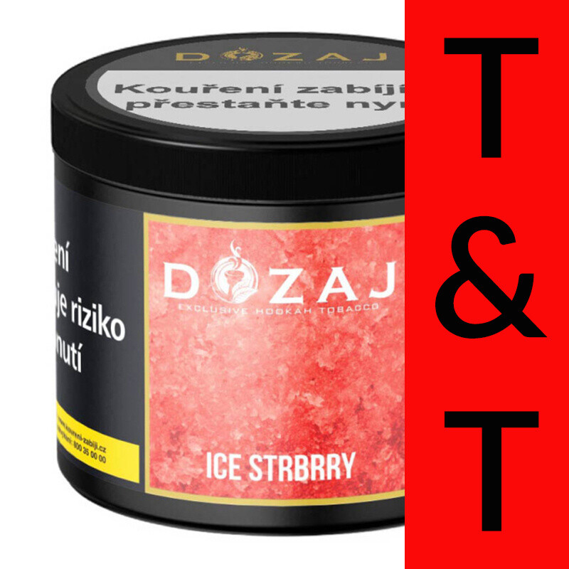 Tabák Dozaj Gold Ice Strbrry 200 g