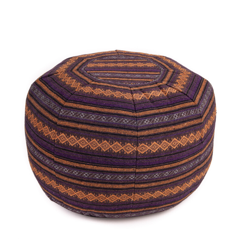 Taburet Boho 50 cm fialová