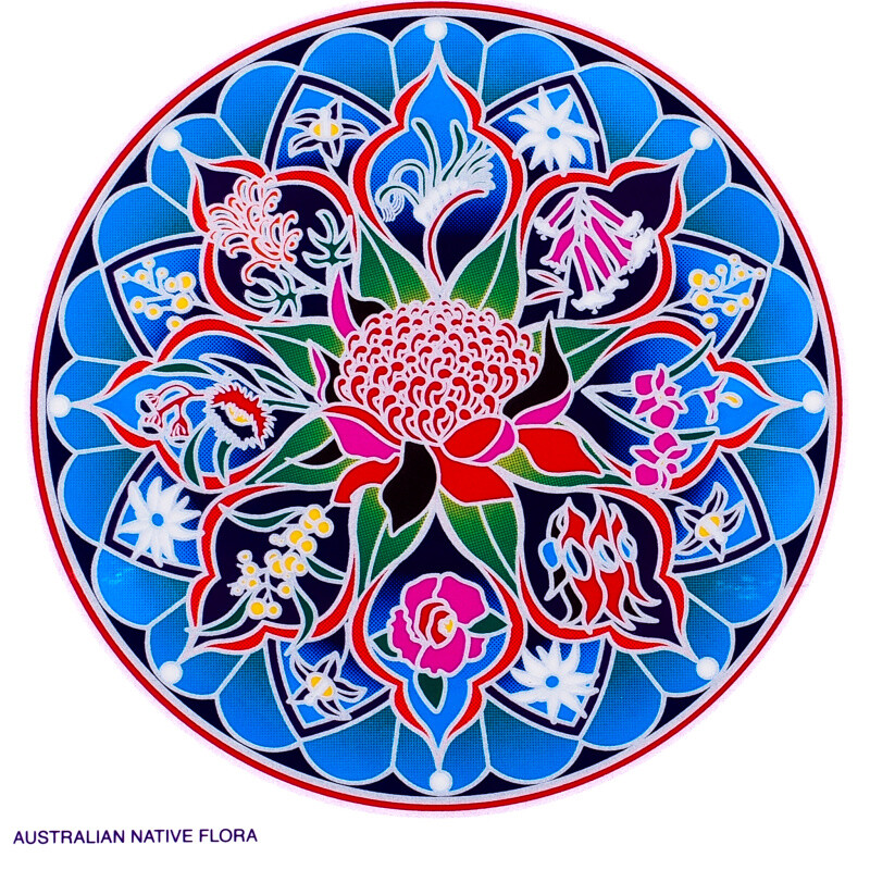 Mandala Sunseal V Australian Native Flora
