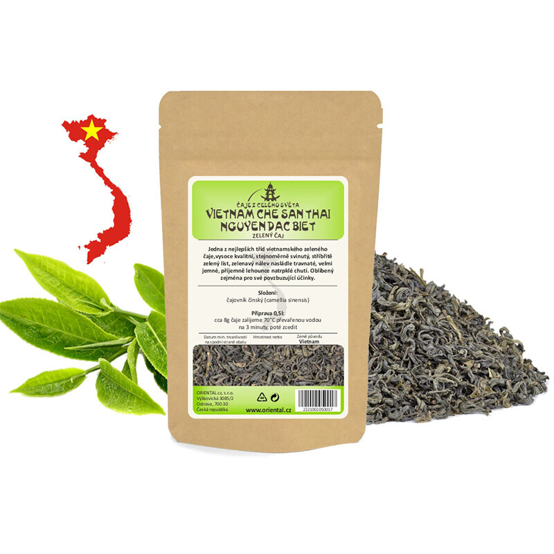 Vietnamský zelený čaj THOM NGON DAC BIET 50 g