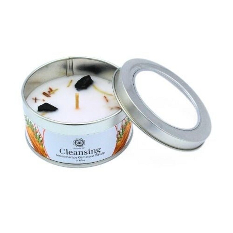 Svíčka Green Tree Gemstone Očista - santal 70 g