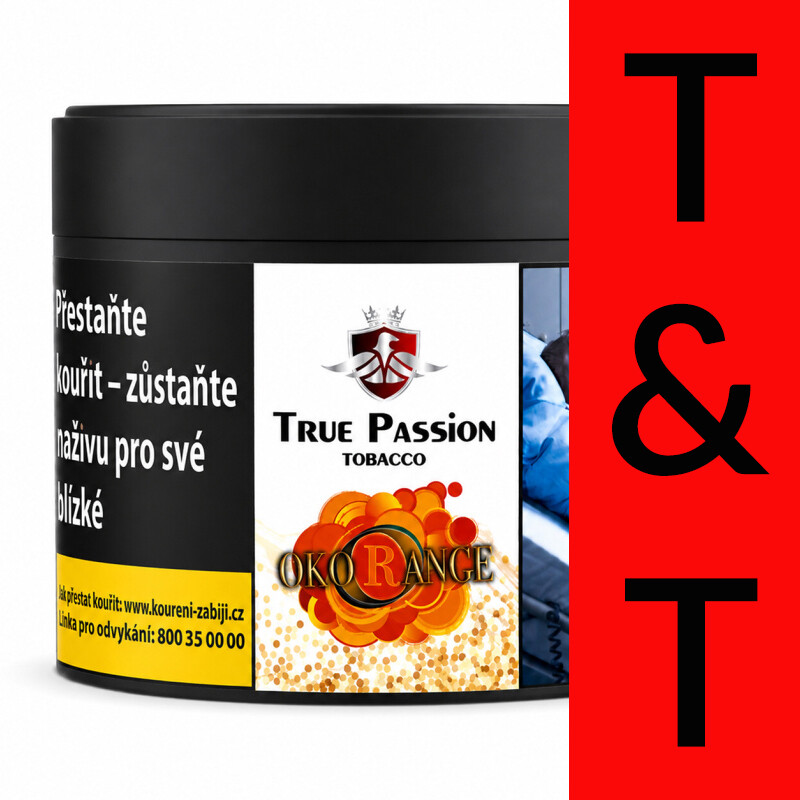 Tabák True Passion Okorange 200 g