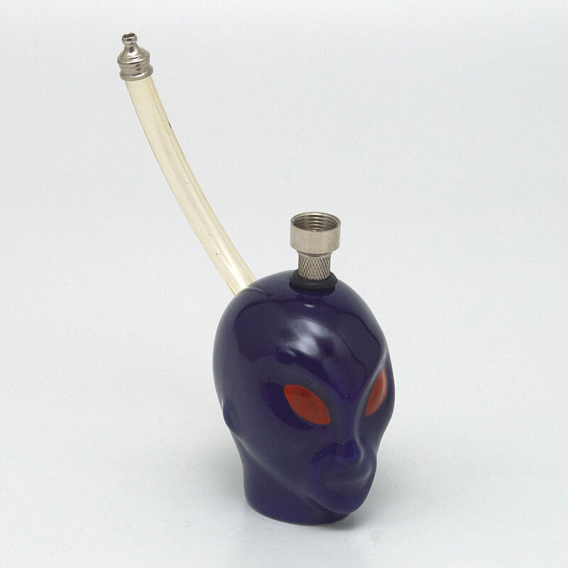Bong keramika Alien I. 8 cm modrý