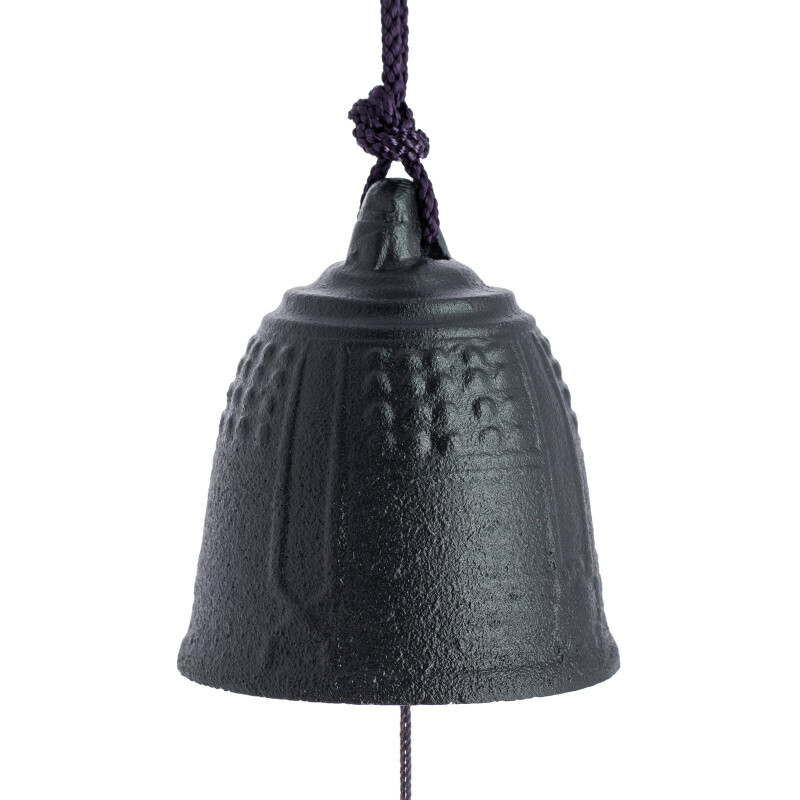 Zvon Iwachu Furin Feng Shui 5,5 cm černá