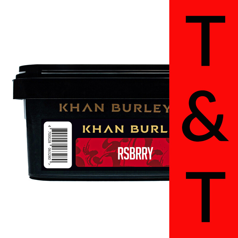 Tabák Khan Burley Rsbrry 250 g