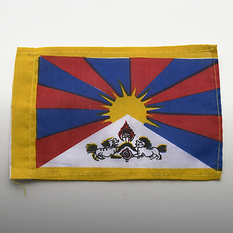 Tibetská vlajka 14 x 20 cm