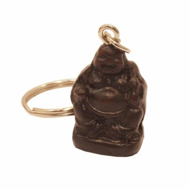 Klíčenka resin Happy Buddha 3 cm