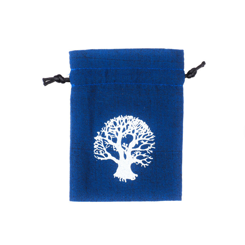 Pytlík dárkový Gifty Tree of Life 8 x 11 cm modrá