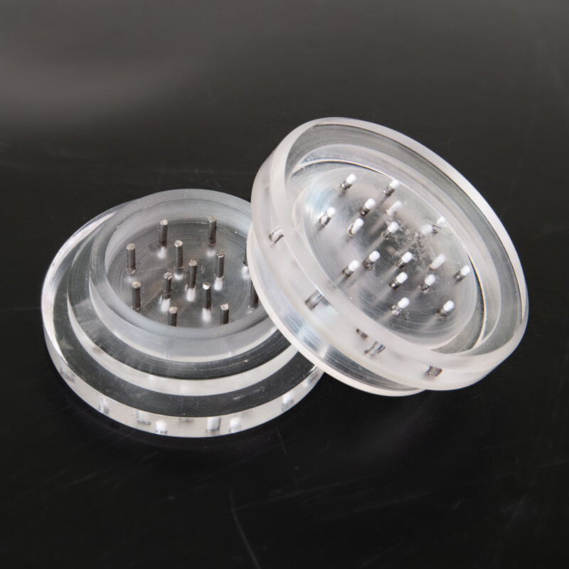 Drtička plastová Transparent 5,5 cm 2-dílná