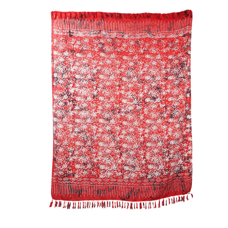 Pareo Sarong Bali Harta červená 160 x 118 cm