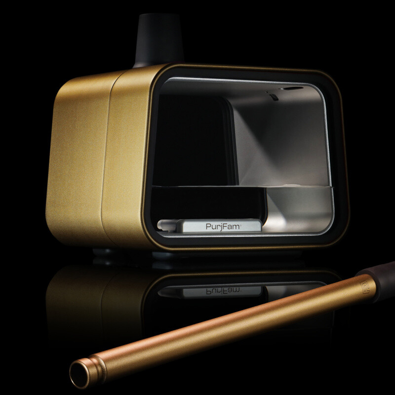 Vodní dýmka PurjFam POD vivid Kit Olive Gold