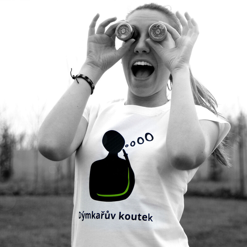 Tričko dámské Dýmkařův koutek bílá S