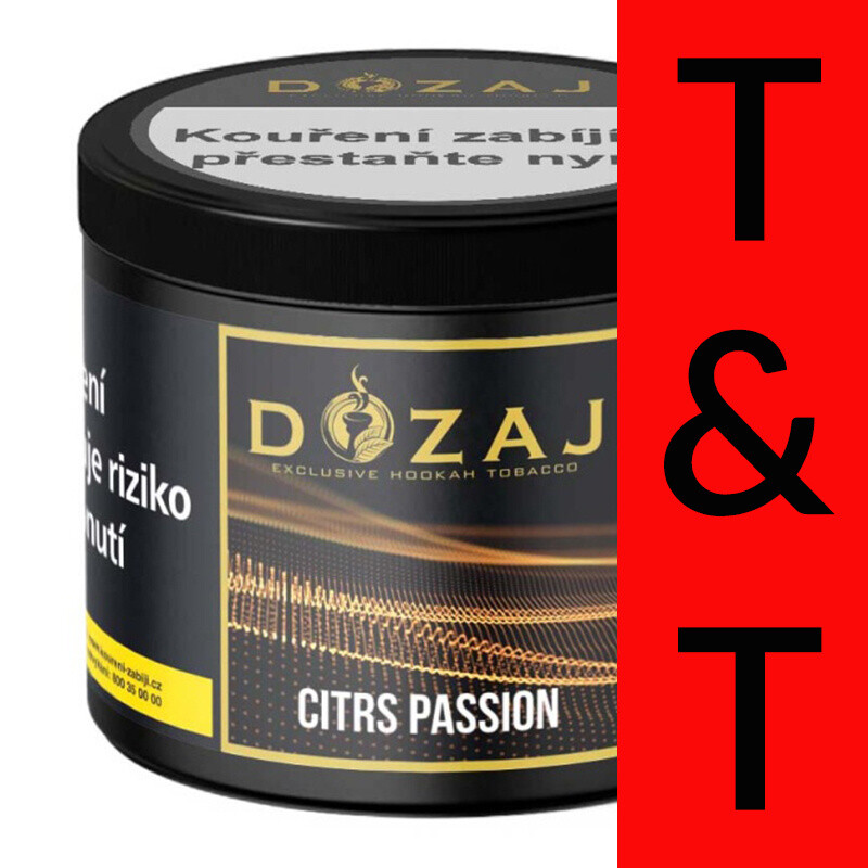 Tabák Dozaj Gold Citrs Passion 200 g
