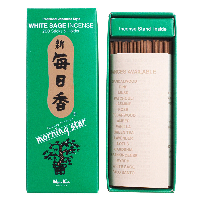 Japonské vonné tyčinky Nippon M/S 200 ks White Sage