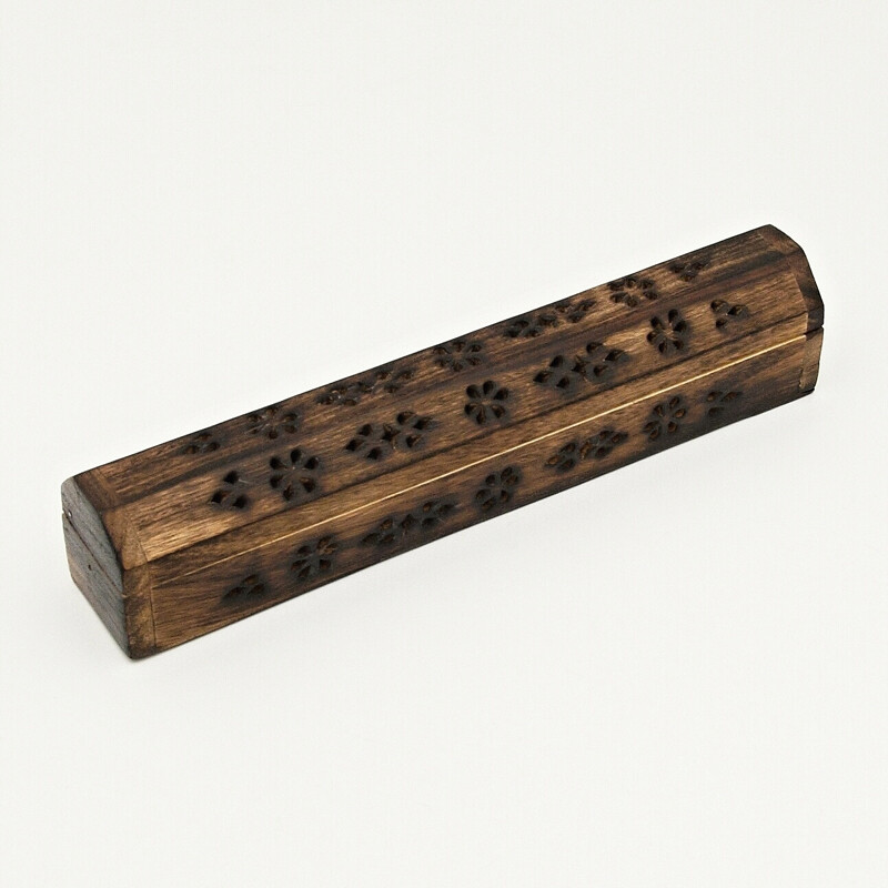 Stojánek na vonné tyčinky - truhlička antique II.