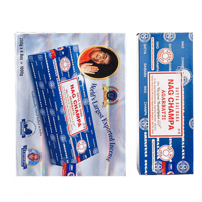 Indické vonné tyčinky Satya Nag Champa 250 g
