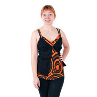 Top halenka Šarlota M oranžová