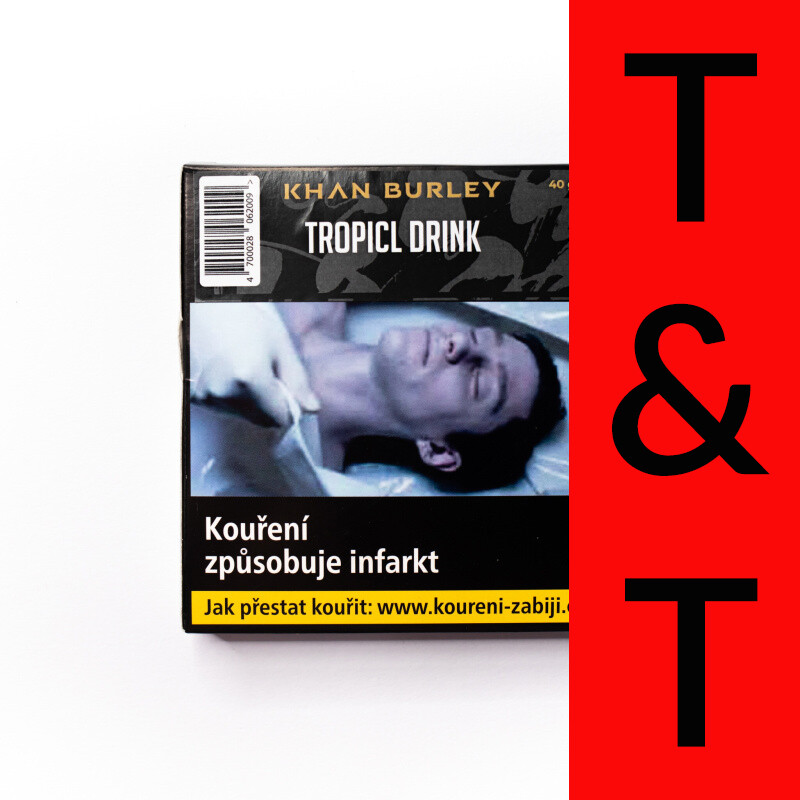 Tabák Khan Burley Tropicl Drink 40 g