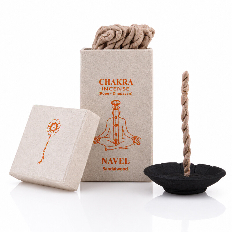 Tibetské vonné provázky Chakra Incense - Navel