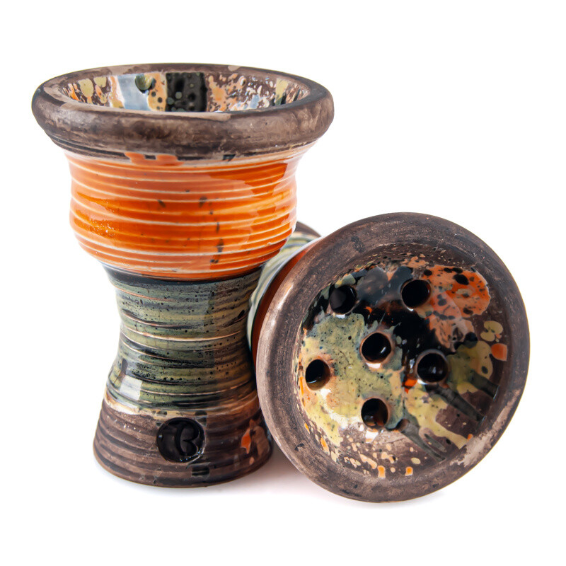 Korunka Vintage Glass Syria oranžová