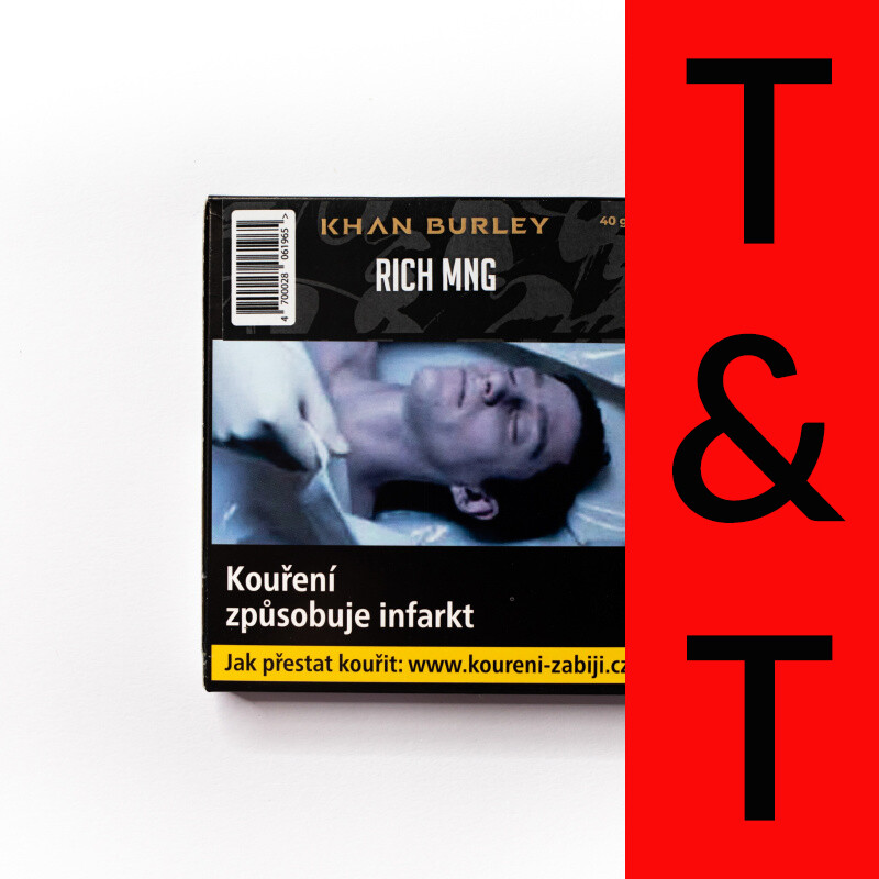 Tabák Khan Burley Rich Mng 40 g