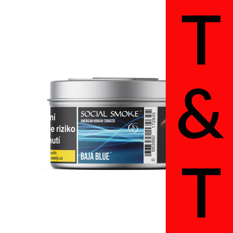 Tabák Social Smoke Baja Blue 200 g