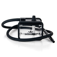 Vodní dýmka Shishabucks Cloud Tank Black 11 cm čirá
