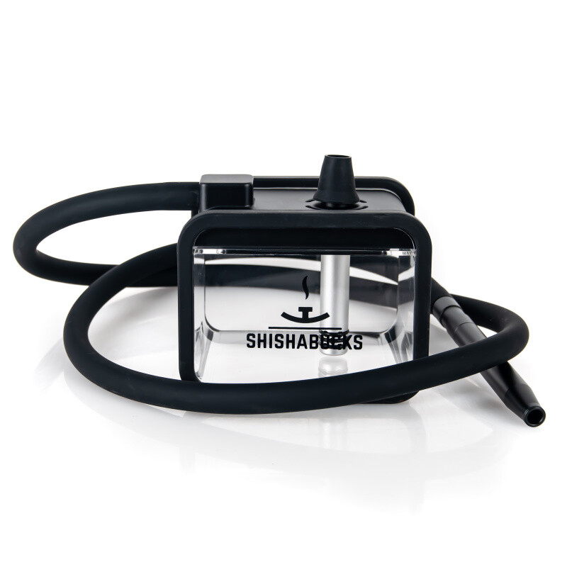 Vodní dýmka Shishabucks Cloud Tank Black 11 cm čirá