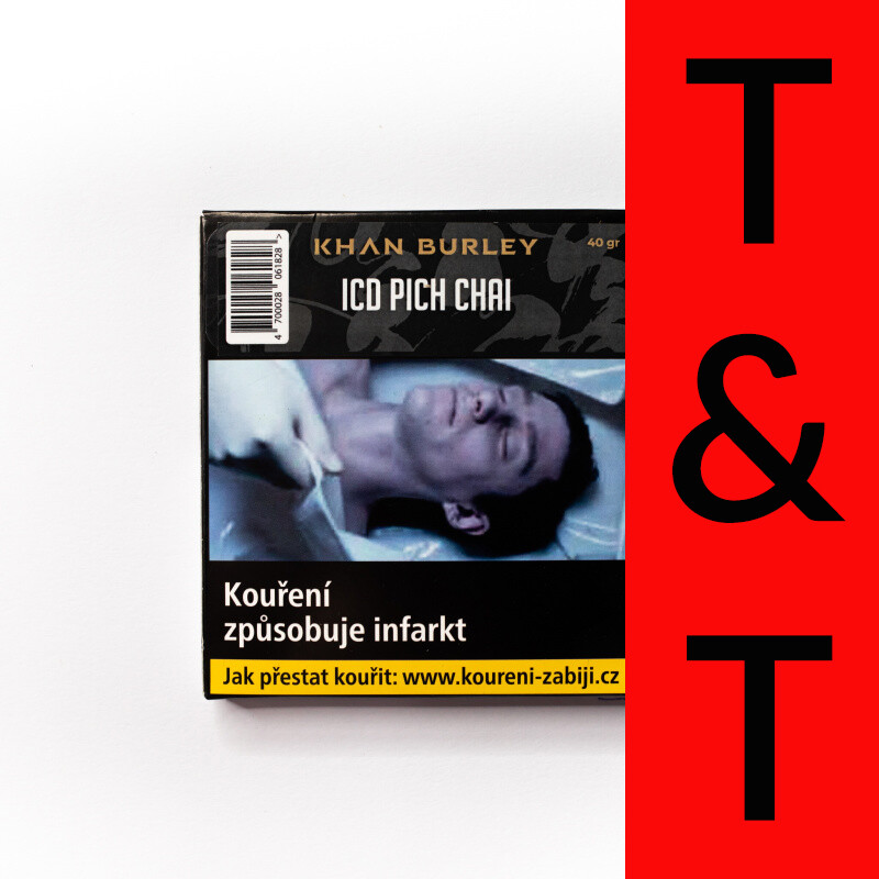 Tabák Khan Burley Icd Pich Chai 40 g