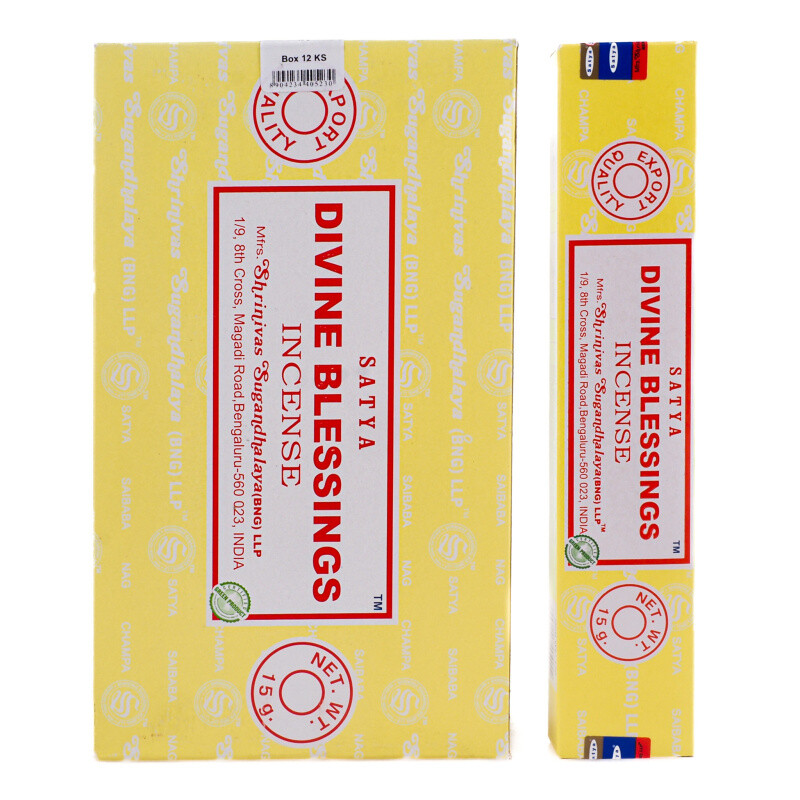 Indické vonné tyčinky Satya PK Divine Blessings 15 g