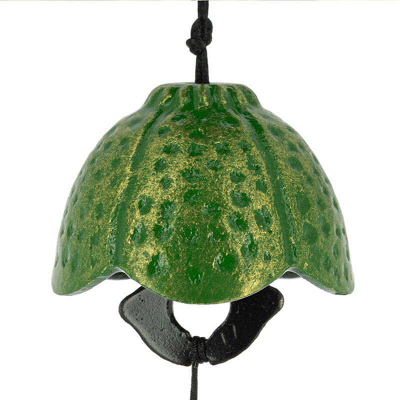 Zvon Furin Feng Shui Hana 5 cm zelená