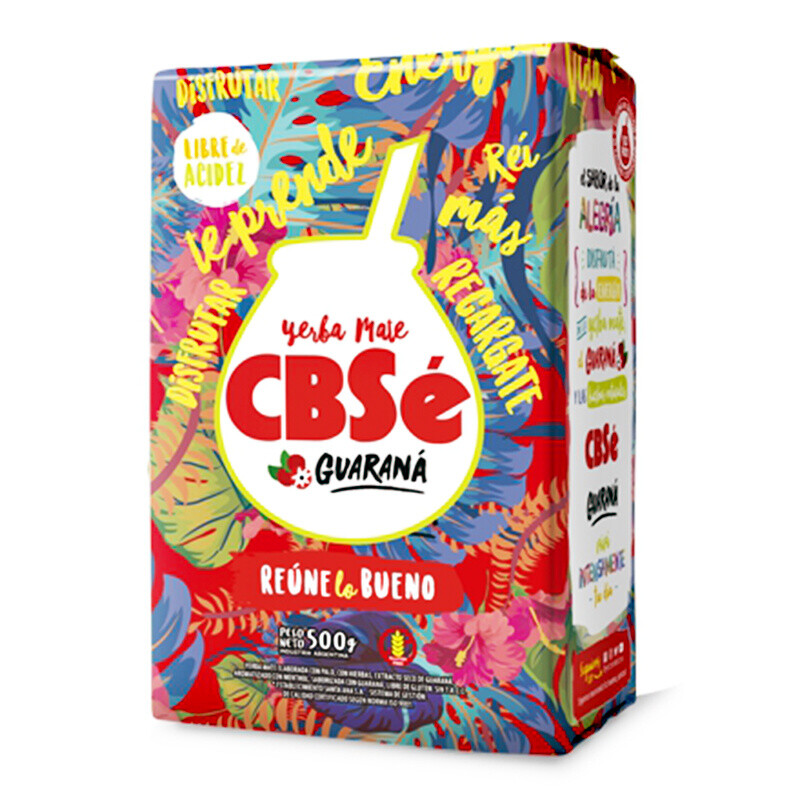Čaj Yerba Mate CBSé Energia Guarana 500 g