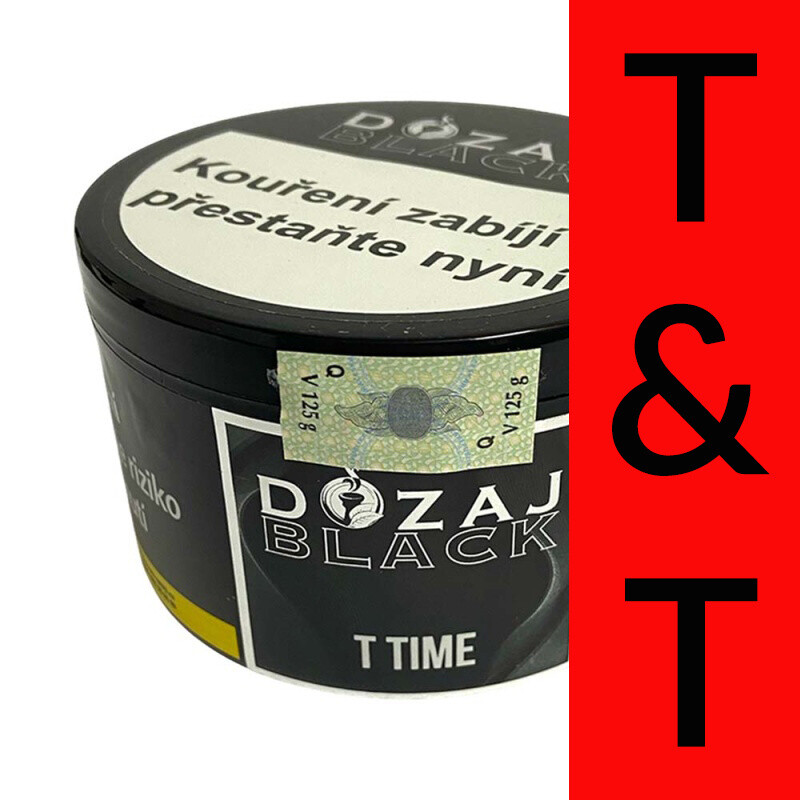 Tabák Dozaj Black T Time 125 g