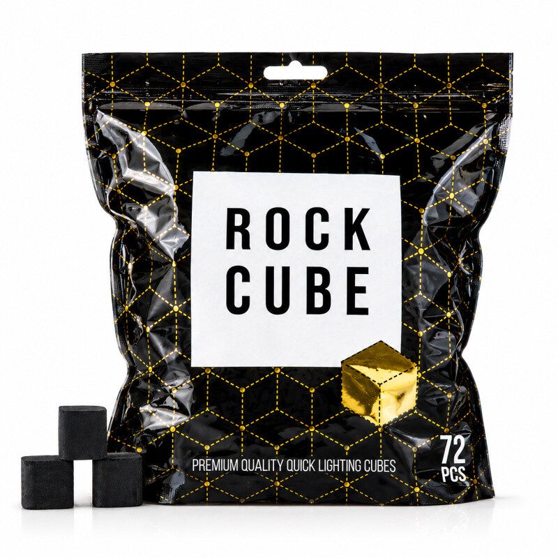 Uhlíky do vodní dýmky Rock Cube 72 ks
