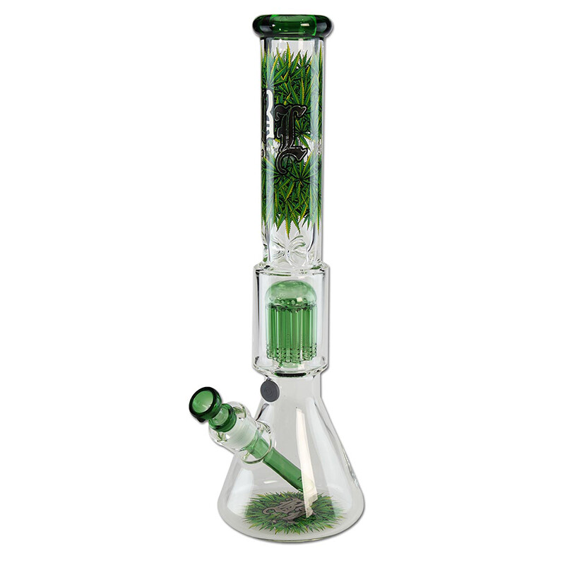 Bong Simax Black Leaf Bush Ice Percolator 44 cm