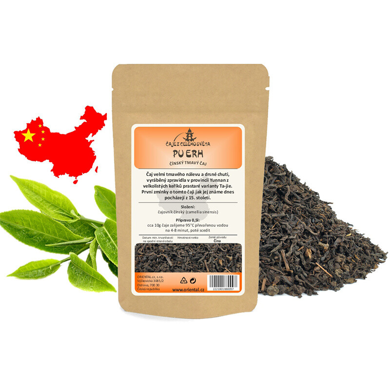 Čínský čaj tmavý Pu Erh 1 kg
